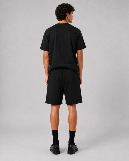 Studio Crest Shorts – Black / White