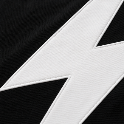 Strike Appliqué Tee Black