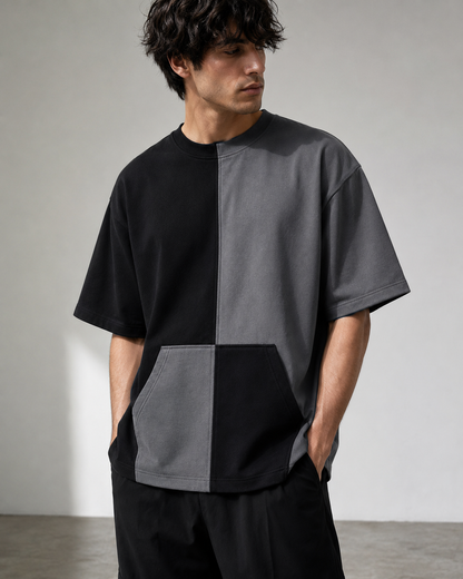 Split Panel Pocket Tee