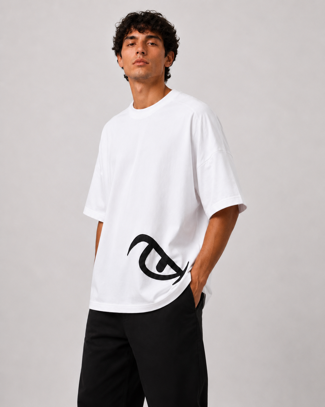 Vision Appliqué Tee White