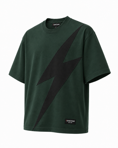 Voltage Bolt Tee – Dark Green