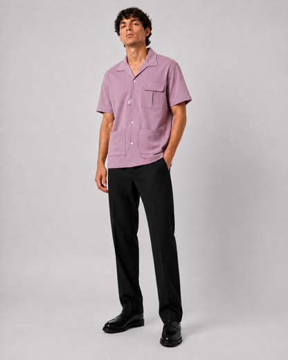 FIELD POCKET SHIRT – GRAPE SHAKE