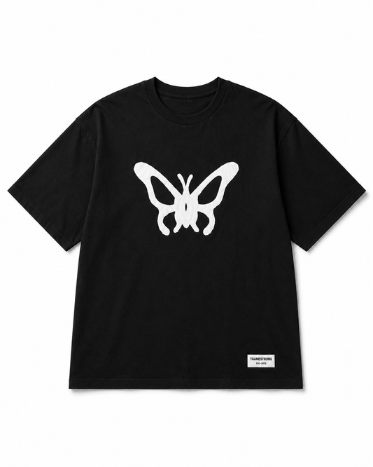 Butterfly Cut Tee – Black