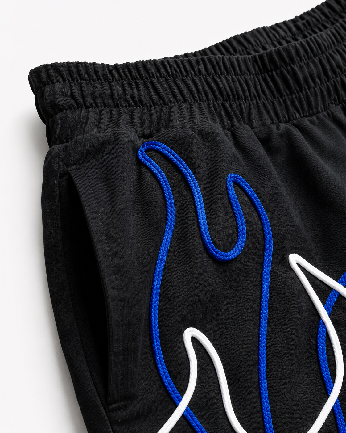 Studio Fireline Shorts – Black / Royal Blue