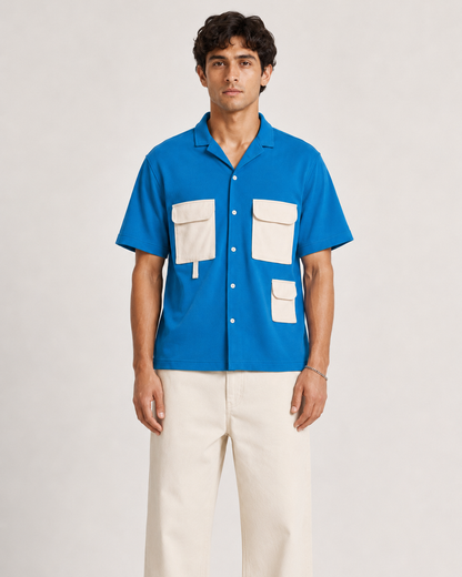Modular Pocket Shirt - Blue