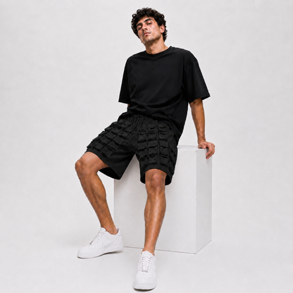 Utility Grid Shorts – Black