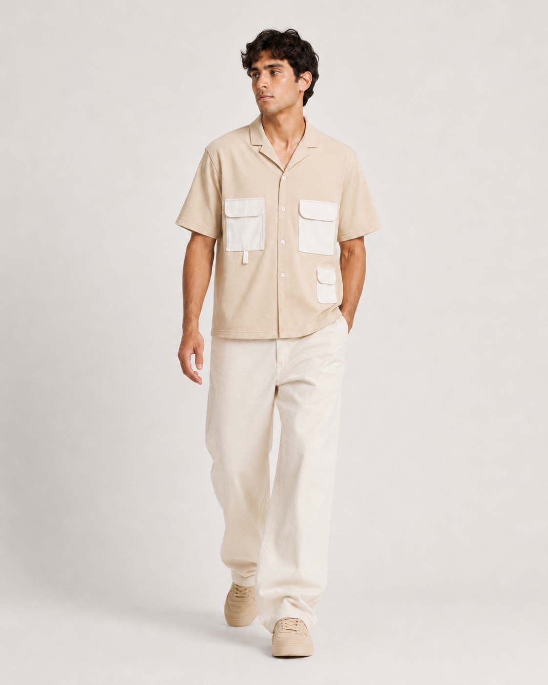 Modular Pocket Shirt - Sand