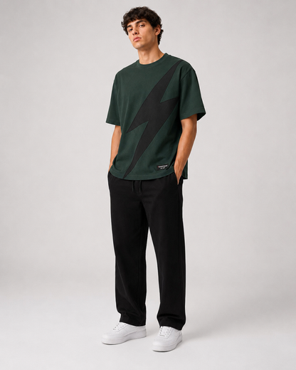 Voltage Bolt Tee – Dark Green
