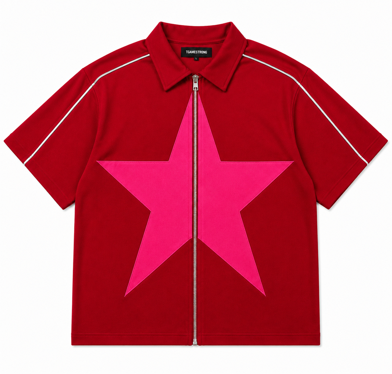 STAR ZIP SHIRT (Red)