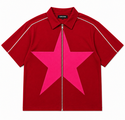 STAR ZIP SHIRT (Red)