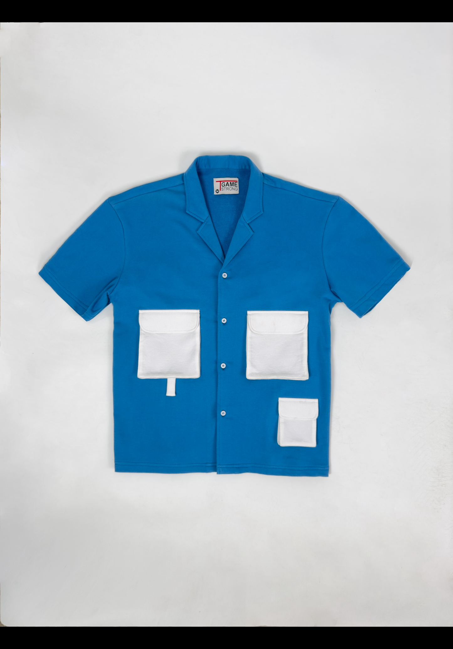 Blue Utility Pocket Shirt