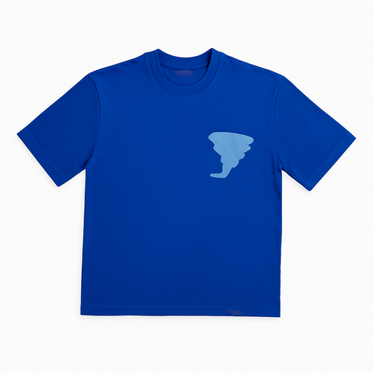 Artsy Cyclone Blue Tee